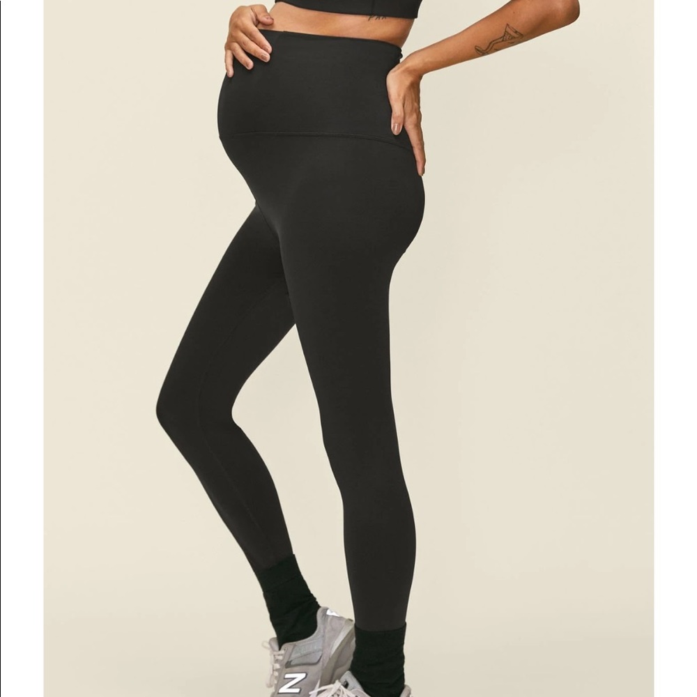 Girlfriend Collective Maternity Legging Black